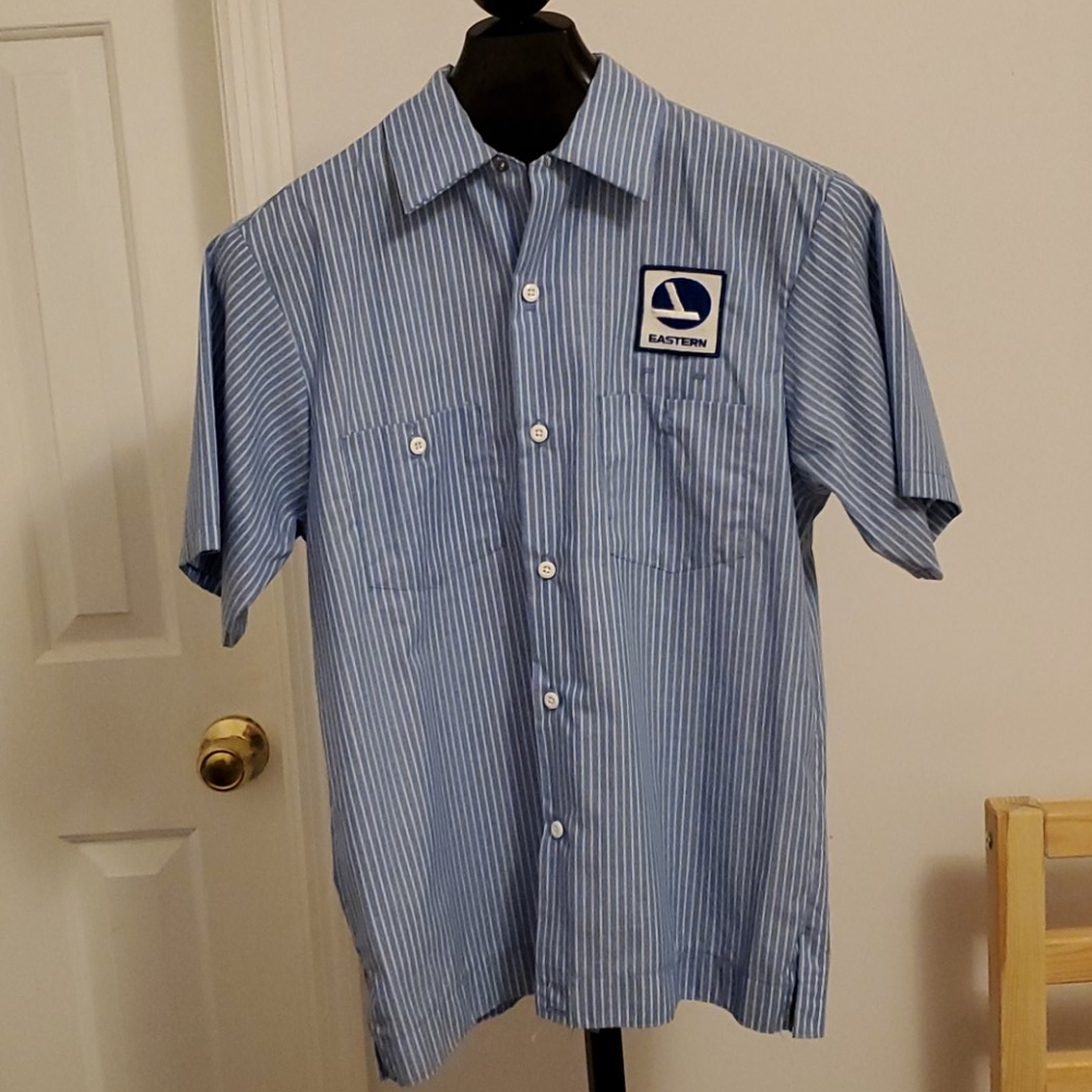 Eastern Arilines Work shirt Sz Medium